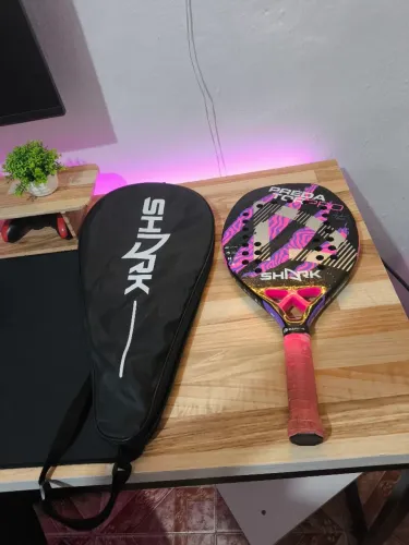 Raquete Beach Tennis Shark Predator Pro 2023 (Usado) + Brinde