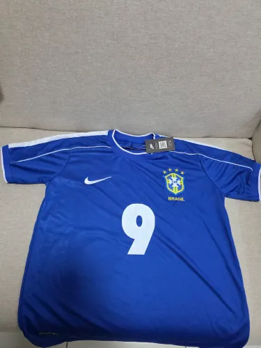 Camisa do Brasil Retrô - 1998 (azul)