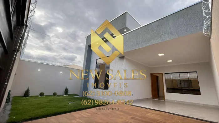 Casa nova c/ 3 quartos sendo 1 suíte - Residencial Mirante