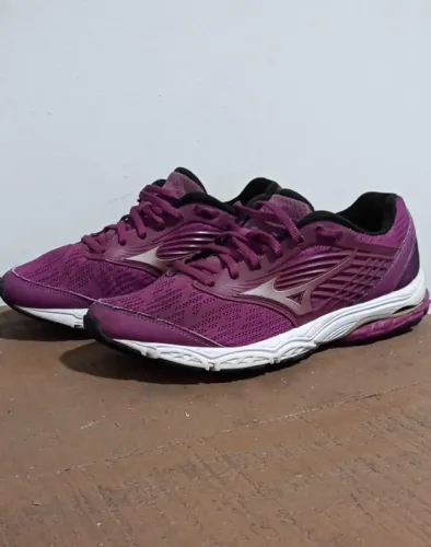 Tênis Mizuno Wave Feminino Rosa academia 38