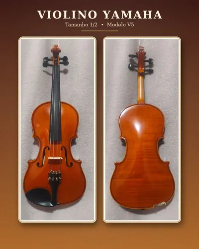 Violino Yamaha tamanho 1/2 modelo v5sa