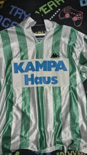 Camisa SK Rapid Wien Anos 80 - Kappa Original (Kampa-Haus) Vintage N. 17