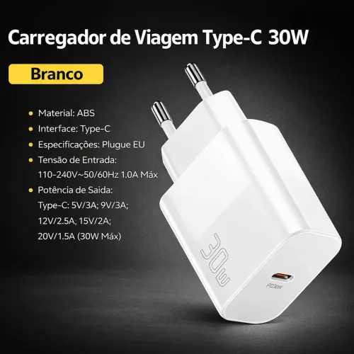 Fonte carregador Essager 30w 