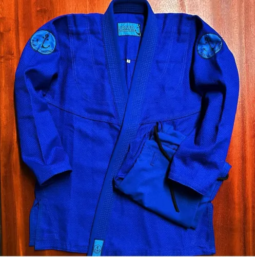 Kimono Trançado Azul NOVO