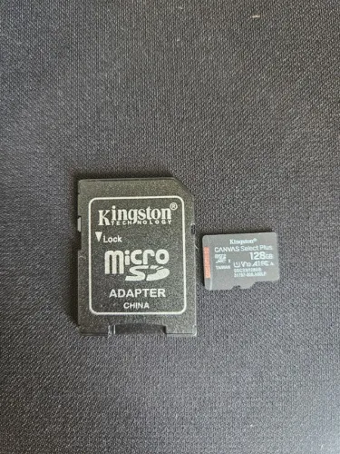 Cartão De Memória Kingston Select Plus 128gb Micro Sd C/adap