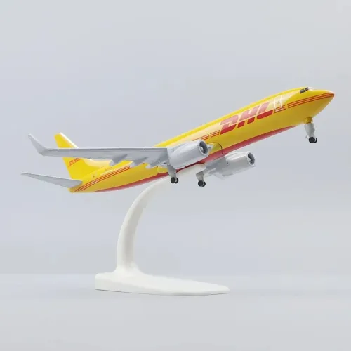 Avião Miniatura Avião B737 DHL (20cm) - NOVO!!<br>