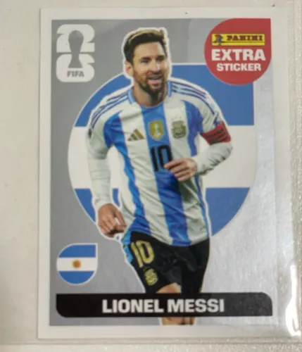 Figurinha prata Messi 2026