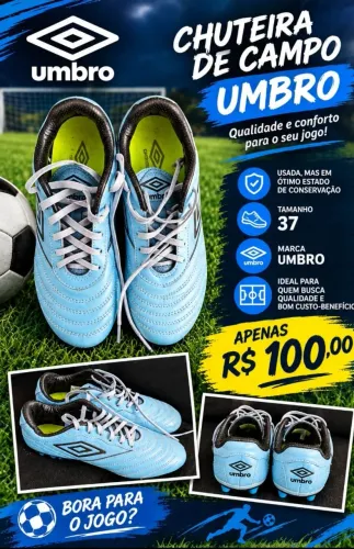 Chuteira futebol de campo