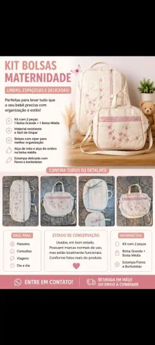 Kit bolsa maternidade