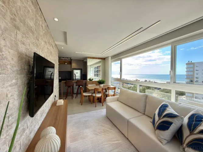 Venda de apartamento VISTA MAR com 3 dormitórios sendo 1 suíte na Zona Nova em Capão da Ca