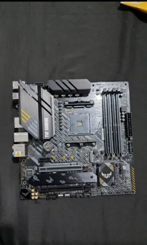 Placa-mãe Asus P/amd Am4 B550m-plus Tuf Gaming 4xddr4 Matx