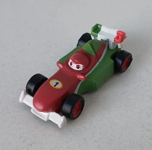 BONECO MINIATURA CARROS 2 FRANCESCO BERNOULLI ORIGINAL DISNEY PIXAR