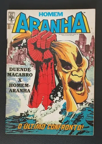 Homem-Aranha nº 70 editora abril