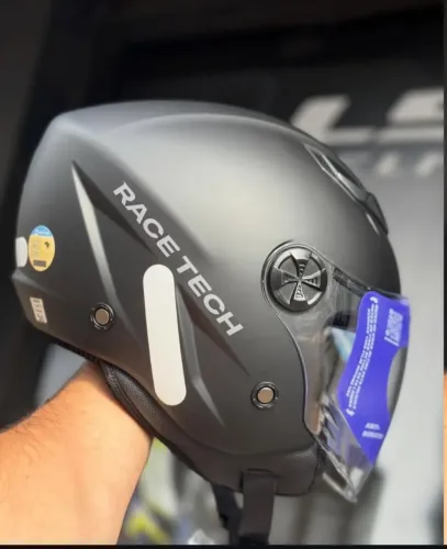 Capacete Aberto Racetech play tamanho 58