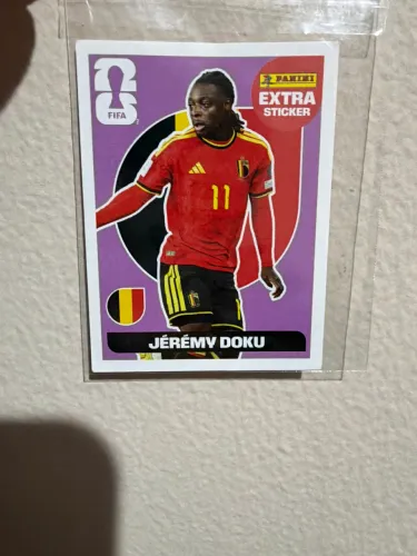 Figurinha Extra sticker Jeremy Doku