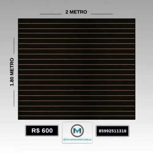 painel expositor preto 2 metro x 1.80 metro