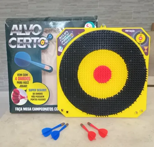 Alvo Certo Usado Cardoso Toys Jogo Usado Desapego com caixa