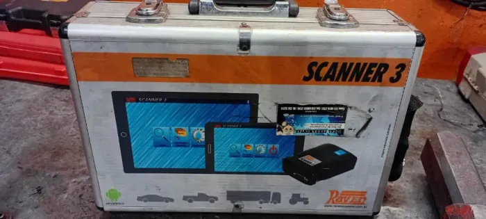 SCANNER RAVEN 3 - COMPLETO COM MALETA E CABOS - EXCELENTE ESTADO