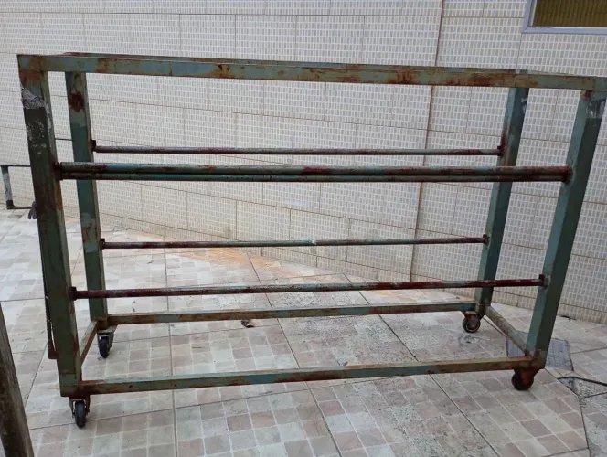 Suporte de Rolo industrial em FERRO