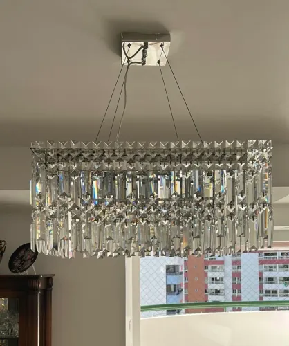 Elegante Lustre de Cristal