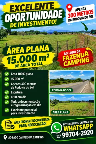 Oportunidade de Investimento IMPERDÍVEL!<br><br>? EXCELENTE OPORTUNIDADE DE INVESTIMENTO!<br>Ex