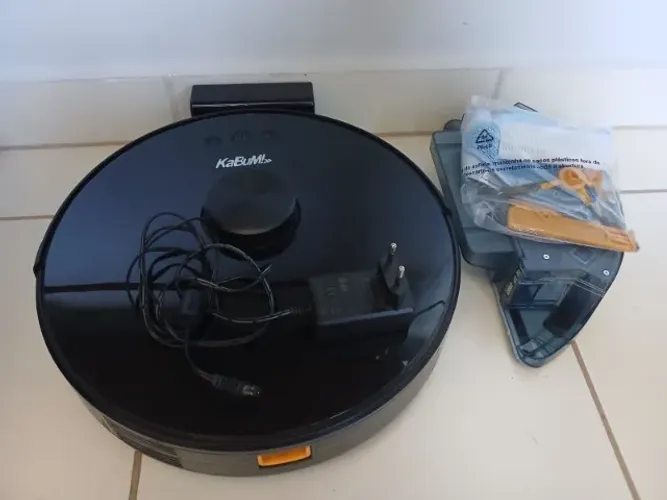 Robô Aspirador e Passa Pano KABUM! smart 700 - 5 Modos de Limpeza, Mapeamento a Laser 3D