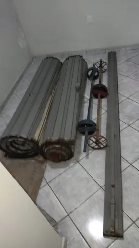 2 Portas de Rolo de Aço Enrolar (juntas ou separadas)