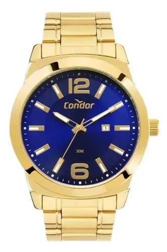 Relógio Condor Masculino Dourado