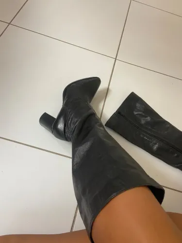 Bota de couro