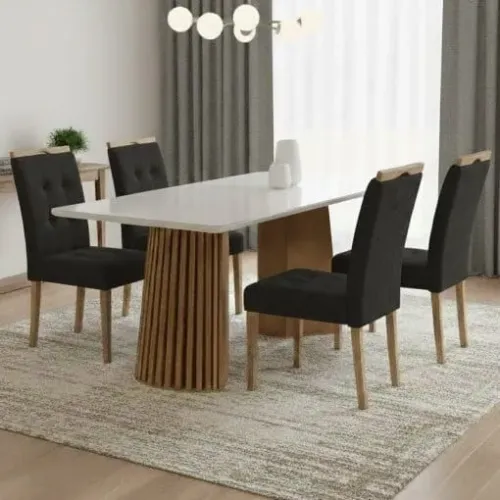 *Mesa de Jantar Nevada 1,20 cm Pronta Entrega.