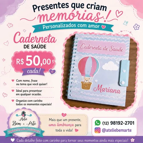 Caderneta de saúde personalizada