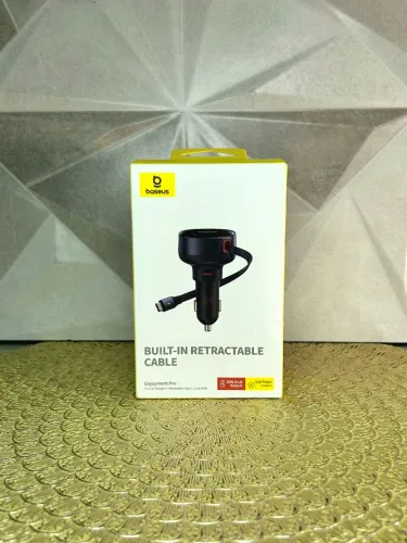 Carregador de Carro Retrátil Baseus USB-C