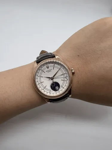 Rolex Cellini Clone Automático + Caixa Rolex