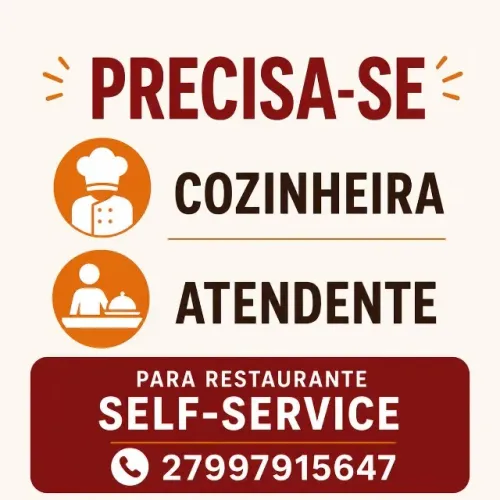 Precisa-se cozinheira 