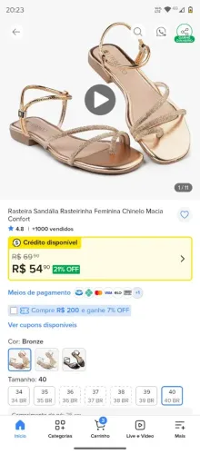 Estou vendendo porque não serviu