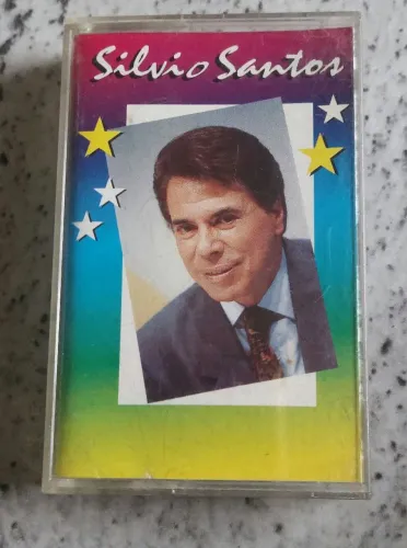 Fita k7 Silvio Santos original Fita cassete toca fita tape deck som antigo radiola vitrola