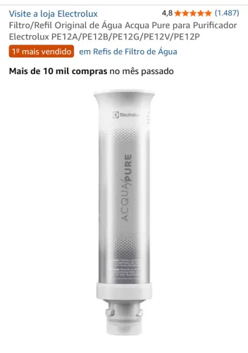 Filtro Refil ELETROLUX