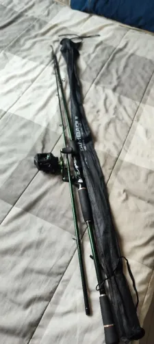 Kit Carretilha e Vara Carretilha Zerados!!