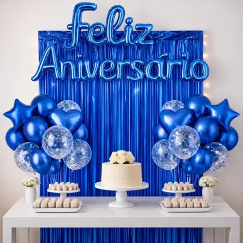 Kit Decoração Festa Feliz Aniversário