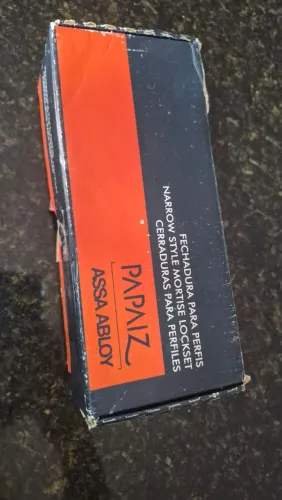Fechadura 323 Externa Em Latão E22 Mz33 Cromado