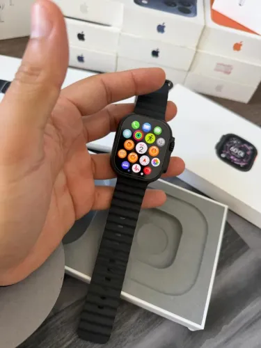 Apple Watch Ultra 3 49mm Black GPS + CEL - Caixa Completo - Marca De Uso Na parte de Baixo