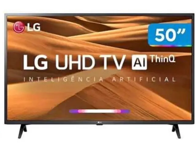 Tv smart LG 50 polegadas Alexia comando voz Bluetooth