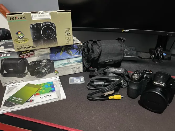 Fujifilm S2980 kit completo, funcionando perfeitamente 