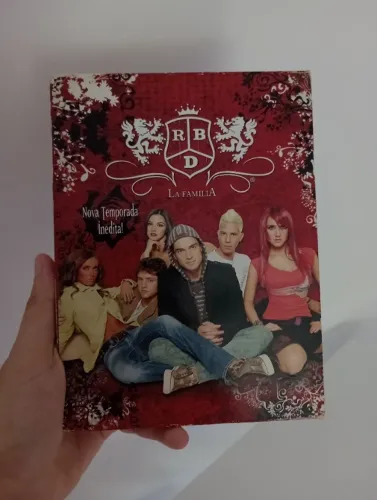 BOX DVD RBD (REBELDE) LA FAMILIA RARIDADE ORIGINAL