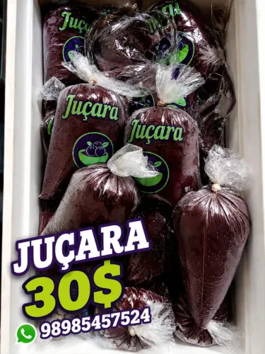 Juçara do litoral 100% natural + sabor + qualidade
