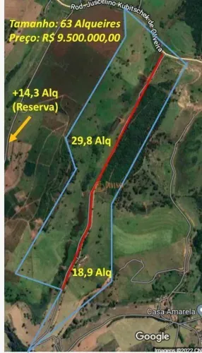 Fazenda de 63 Alqueires em Santa Rita do Sapucaí/MG  Sul de Minas
