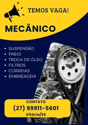 Mecânico e Ajudante Automotivo 