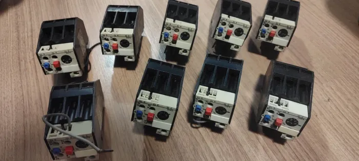 Lote Com 9 Relés Térmicos Siemens (3UA50 / 3UA55) - Variados
