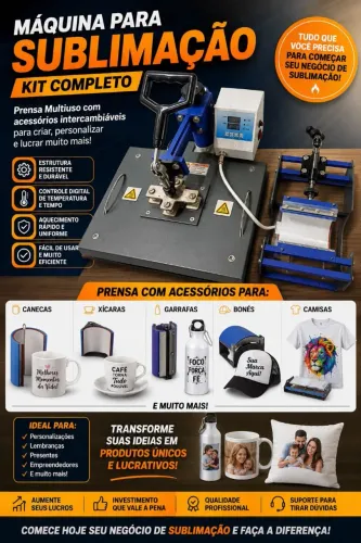 Prensa de Sublimação com impressora Epson L3250