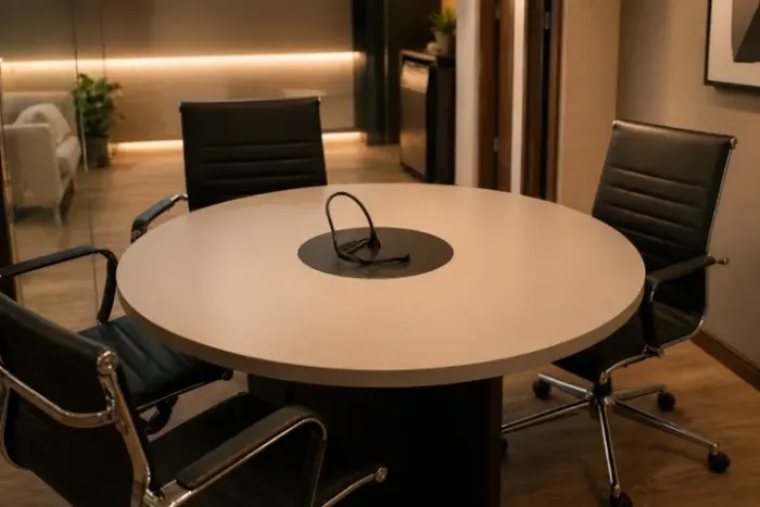 Mesa reunião redonda 